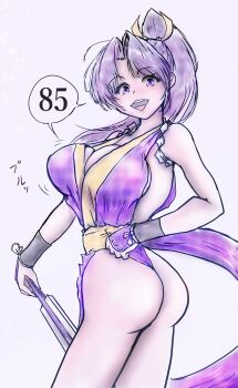 1girl absurdres ass breasts fatal_fury highres large_breasts long_hair shiranui_mai