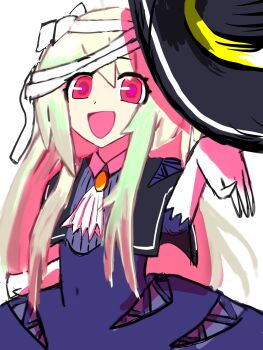 1girl alternate_costume chaos_marie_(grimms_notes) fanfare_sun grimms_notes halloween_costume hat highres long_hair solo witch_hat