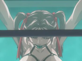 00s 2girls 3girls anal animated animated_gif anime_screenshot ass ass_focus ball_gag bdsm bible_black bondage bouncing_breasts bound braid breasts brown_hair cloak crotchless crotchless_panties deep_penetration dildo english_text female_focus femdom forced gag gagged grabbing_another&#039;s_breast groping hair_ribbon harness huge_breasts imari_kurumi indoors kiriya_saki large_breasts licking long_twintails moaning multiple_girls naughty_face nipple_stimulation nipple_tweak nipples nude object_insertion one-piece_tan panties pussy pussy_juice ribbon saliva sex_toy shin_bible_black slave smile sound spread_legs suspension sweat tagme tan tanline thong tongue topless_female toudou_yuki twintails uncensored underwear vaginal vaginal_object_insertion video yuri