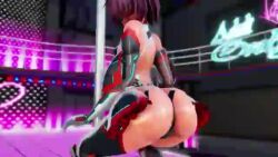 1girl 3d animated artist_request ass ass_focus ass_shake audible_music black_leotard blush bouncing_ass bouncing_breasts breasts brown_hair cameltoe close-up curvy dancing dark_skin female_focus fishnets huge_ass impossible_clothes impossible_leotard legs leotard looking_at_viewer mikumikudance_(medium) mizuki_yukikaze mizuki_yukikaze_(future) pink_eyes see-through_clothes see-through_leotard shiny_clothes shiny_skin short_hair skin_tight small_breasts solo sound tagme taimanin_(series) taimanin_rpgx taimanin_suit taimanin_yukikaze thong_leotard video view_between_legs wide_hips