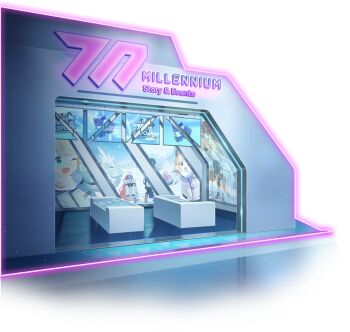 Rule 34 | :d, aris (blue archive), blue archive, english text, green eyes, midori (blue archive), millennium science school logo, momoi (blue archive), neru (blue archive), neru (school uniform) (blue archive), official art, open mouth, red eyes, seia (blue archive), smile, snowball, tagme, transparent background, weapon, yuzu (blue archive)