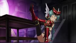 10s 2girls :o animated armor armored_boots ass bikini_armor blonde_hair blush boots bra braid braided_ponytail breasts curvy drill_hair embarrassed falling female_focus green_hair helmet highleg highleg_leotard highres humiliation indoors leotard long_hair looking_at_another magic medium_breasts miniskirt mirim multiple_girls queen&#039;s_blade queen&#039;s_blade_rebellion restrained ryona screencap single_braid sitting skirt sound standing tagme talking trembling underwear video winged_helmet ymir_(queen&#039;s_blade)