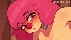 1girl ace_attorney ahegao animal_penis animated blush breasts clitoris clown clown_girl clown_nose collar completely_nude creature cum cum_in_pussy cum_inflation curvy elbow_gloves geiru_toneido gloves high_heels highres huge_breasts inflation knotted_penis knotting large_nipples leg_grab leg_up looking_at_viewer lying medium_hair moaning navel nipples nude open_mouth penis phoenix_wright:_ace_attorney_-_spirit_of_justice pink_gloves pink_hair puffy_nipples pussy pussy_juice saliva sex shinki_art smile sound spread_legs stomach_bulge sweat thick_thighs thighs tongue tongue_out uncensored video wide_hips