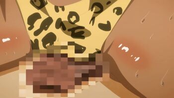 1boy 2020 20s animal_print animated animated_gif assertive_female censored cowgirl_position dark-skinned_female dark_skin fat fat_man girl_on_top gyaru large_penis leopard_print mind_control penis rei_(sexfriend_gakuen) riding rubbing rubbing_crotch sexfriend_gakuen shiny_skin spread_legs straddling tagme takeshi_ookubo thong ugly_bastard ugly_male