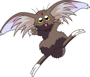 cabbit full_body looking_at_viewer no_humans punzil504 ryou-ouki simple_background tagme tenchi_muyou! transparent_background whiskers white_background