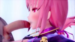 3d 6pa_mmd animated breasts censored fate/grand_order fate_(series) fellatio florence_nightingale_(fate) florence_nightingale_(trick_or_treatment)_(fate) gloves handjob highres huge_breasts kissing_penis mosaic_censoring oral penis pink_hair sound source_request tagme video