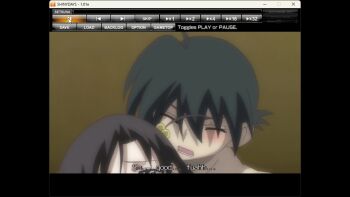 animated bottomless close-up itou_makoto_(school_days) katsura_kokoro katsura_kotonoha loli penis pussy school_days sex shiny_days sleeping tagme video