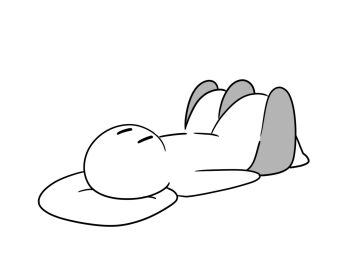 1other ambiguous_gender commentary head_on_pillow highres knees_up lying mabushi nintendo_64_controller on_back original pillow simple_background solo stuffed_toy white_background |_|