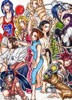 Rule 34 | 6+girls, ayuhara natsu, boxing, boxing gloves, chain, fencing, hibiki ran, zaki (justice gakuen), iinchou (justice gakuen), justice gakuen, karuizawa momo, katate, kazama akira, kendo, kirishima yurika, minazuki kyoko, multiple girls, ninja, shiritsu justice gakuen, tiffany lords, wakaba hinata