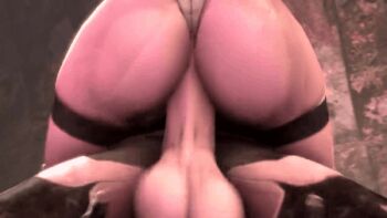 2b_(nier:automata) 2futa 3d a2_(nier:automata) anal android animated animated_gif ass blackjrxiii clothed_sex clothing_aside cowgirl_position erection from_behind futa_with_futa futanari girl_on_top huge_ass huge_penis huge_testicles jiggle leotard leotard_aside lowres multiple_futa narrow_waist nier:automata nier_(series) penis sex source_filmmaker_(medium) straddling testicles thighhighs thighs wide_hips