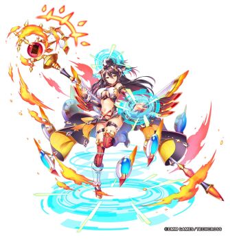 dmm highres kamihime_project momoniku prometheus_(kamihime_project) shouni_(sato3)
