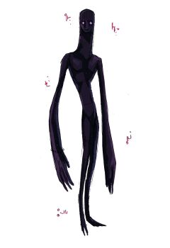 1other black_skin colored_skin creature creature_focus enderman full_body highres illwilledomen long_arms long_neck minecraft purple_eyes simple_background v-taper white_background