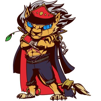 Rule 34 | bancholeomon, banchou, bandages, delinquent, digimon, digimon (creature), highres, solo, tail, transparent background