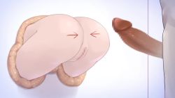 1girl 2boys age_difference anal animated anus ass censored conjoh erection gaping gaping_anus hand_on_penis hetero live2d loli looping_animation multiple_boys original penis penis_grab pussy sex sex_from_behind shota stuck through_wall ugoira video