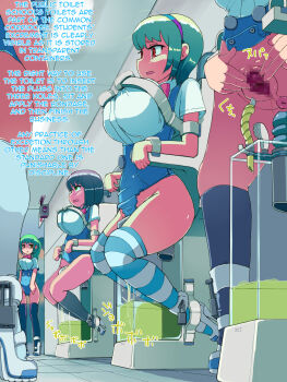 5girls ahegao anal anal_object_insertion anus bdsm blush bondage bound breasts brown_eyes camera catheter censored double_penetration green_eyes green_hair hard-translated high_heels highres kneehighs large_insertion leotard lock locked_high_heels lol_(artist) machine mechanical_fixation multiple_girls multiple_penetration object_insertion original peeing peeing_together pussy red_eyes restrained saliva school_uniform sex_machine sex_toy shoes slave socks spread_pussy striped_legwear tears thighhighs third-party_edit toilet translated urethral_insertion vaginal vaginal_object_insertion vibrator