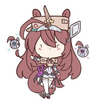 Rule 34 | 1girl, ahoge, animal ears, armor, blue eyes, blush, box, breasts, brown hair, cardboard, cardboard box, chibi, closed mouth, commentary, ear ornament, floating, floating object, grey hairband, grey leotard, grey skirt, grey sleeves, hair between eyes, hairband, highleg, highleg leotard, highres, horse ears, horse girl, horse tail, leotard, long hair, looking at viewer, lowleg, lowleg skirt, mihono bourbon (mb-19890425) (umamusume), mihono bourbon (umamusume), necktie, pink necktie, shoulder armor, silver hairband, skirt, solid circle eyes, solo, tail, thighhighs, ukichan22905846, umamusume, white leotard, white thighhighs