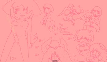 1futa charapple devil frans furry futanari geokatsu-ko! highres knife miyumi_arisugawa selfcest starii_hoshiiko uncensored