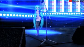 3d female_focus hatsune_miku microphone nutsuki_suu project_diva project_diva_(series) stage stage_lights tagme vocaloid