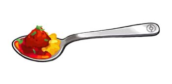 artist_request curry curry_rice food food_focus game_cg garnish nintendo no_humans official_art pokemon pokemon_swsh rice spice spoon third-party_source transparent_background