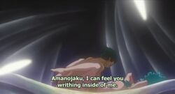 00s 1boy 1girl 2002 age_difference amano_jyaku animated bikini bra breasts claws closed_eyes cunnilingus cupless_bra curly_hair demon demon_girl doggystyle eyeshadow fangs feathers fellatio genyo_(the_urotsuki) green_hair large_breasts licking licking_nipple licking_penis lipstick long_hair lowres makeup nipple_stimulation nipples nude older_female_and_younger_male open_mouth oral penis pointy_ears pussy pussy_juice pussy_juice_trail queen saliva saliva_trail sex sex_from_behind sidelocks sound swimsuit tagme testicles thick_lips tongue tongue_out underwear urotsukidouji vaginal video yellow_eyes