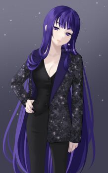 1girl absurdres bad_source eushufeal genshin_impact highres jacket raiden_shogun self-upload shine