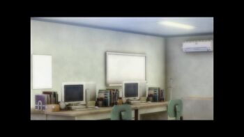 1girl 2boys animated black_hair breasts brown_hair clitoris hazama_shun itou_makoto_(school_days) katsura_kokoro loli multiple_boys nude penis pussy rape sex shiny_days short_hair small_breasts socks stealth_sex storage_room tagme video