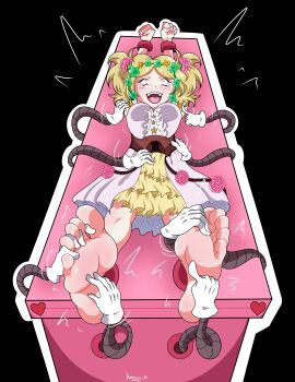 absurdres feet female_focus fire_emblem fire_emblem_awakening fire_emblem_heroes highres kneecoxx lissa_(fire_emblem) machine multiple_hands nintendo tickling