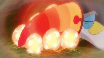 animated animated_gif bird egg gen_7_pokemon lowres nest nintendo no_humans owl pikipek pokemon pokemon_(anime) pokemon_sm rowlet toucan toucannon woodpecker