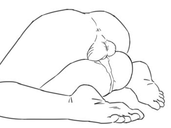 1boy 1girl age_difference animated animated_gif anus ass cum cum_in_pussy cum_overflow deep_penetration drifter feet hetero loli mating_press monochrome original penis pulsating_cumshot pussy sex simple_background testicles ugoira uncensored vaginal white_background