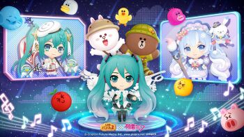Rule 34 | :d, bear, beret, bird, black skirt, black thighhighs, blue hair, blush stickers, braid, brown hat, character name, character request, chibi, chibi only, closed mouth, colored tips, commentary request, green hat, hat, hatsune miku, hatsune miku happy 16th birthday -dear creators-, line friends, multicolored hair, official art, open mouth, pleated skirt, rabbit, rabbit yukine, racing miku, racing miku (2023), skirt, smile, song request, thighhighs, twintails, vocaloid, white hat, yuki miku, yuki miku (2023)