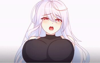 animated animated_gif artist_request bad_id bad_pixiv_id bouncing bouncing_breasts breasts closers clothed_sex implied_sex mirae_(closers) red_eyes source_request tjaro white_hair