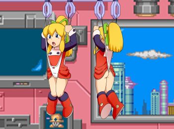 1girl absurdres android arms_up ass ass_peek black_sleeves black_socks blonde_hair blue_eyes blue_sky blush blush_stickers boots bow bow_panties breasts building buttons cameltoe capcom capelet city clenched_hand clenched_hands clothes_lift clothes_pull cloud collar collared_dress dress dress_lift ears ears_visible_through_hair embarrassed eyebrows_hidden_by_hair female_focus flat_chest frilled_dress frills from_behind frontal_wedgie full_body giving_wedgie green_bow green_hair_ornament green_ribbon hair_bow hair_ornament hair_ribbon hanging hanging_legs hanging_wedgie hard_hat hat helmet highres humiliation indoors joints knee_boots knee_socks knees knees_together_feet_apart legs legs_together loli long_hair long_sleeves looking_to_the_side machine mechanical_arms medium_hair mega_man_(series) met_(mega_man) misaeldm monitor multiple_views open_mouth panties panty_lift panty_pull partially_visible_vulva petite petticoat pixel_art ponytail puffy_long_sleeves puffy_sleeves puffy_wrist_cuffs red_boots red_bow red_dress red_shoes restrained ribbon robot robot_girl robot_joints roll_(mega_man) scared shoe_soles shoes shy sidelocks skirt skirt_lift sky small_breasts socks solo stretched stretched_panties stretched_underwear stretching stretching_panties stretching_underwear struggling stuck thighs tongue underwear waistband wedgie white_capelet white_collar white_frills white_panties white_sleeves white_wrist_cuffs window worried wrist_cuffs