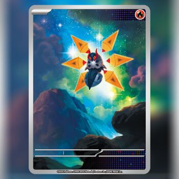 card_(medium) cloud commentary company_name copyright_name copyright_notice detached_wings english_commentary floating fmu full_body iron_moth night nintendo no_humans non-humanoid_robot official_art outdoors pokemon pokemon_(creature) pokemon_card pokemon_focus pokemon_tcg robot robot_animal sky solo star_(sky) starry_sky textless_version third-party_source trading_card wings