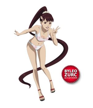 1girl black_clover bra breasts k kahono leozurcxxx panties swimsuit transparent_background underwear