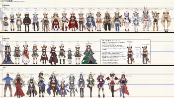 >_< 1boy 6+girls absurdly_long_hair absurdres alicia_(granblue_fantasy) aliza_(granblue_fantasy) almeida_(granblue_fantasy) anila_(granblue_fantasy) annotation_request aqua_hair arm_behind_back arm_up armor armored_boots augusta's_mother_(granblue_fantasy) augusta_(granblue_fantasy) bandages beret bikini black_gloves black_hair black_legwear blonde_hair blue_hair blue_neckwear blunt_bangs boots bow braid breasts brown_hair bust_chart camieux carmelina_(granblue_fantasy) character_request chart cleavage cleavage_cutout closed_eyes clothing_cutout crescent cucouroux_(granblue_fantasy) cup daetta_(granblue_fantasy) danua dark_skin dragon_horns dragon_tail draph dress drunk earrings epaulettes extra fingerless_gloves forte_(shingeki_no_bahamut) full_body gauntlets glasses gloves gran_(granblue_fantasy) granblue_fantasy grea_(shingeki_no_bahamut) grey_hair grid hair_bow hair_over_one_eye hair_ribbon hairband hallessena hand_on_own_hip hands_on_own_hips harona hat height_chart height_difference highres holding_hands horn_ornament horns izmir jacket jewelry karva_(granblue_fantasy) knee_boots laguna_(granblue_fantasy) lamretta large_breasts long_hair long_image long_sleeves low_twintails luchador_(granblue_fantasy) magisa_(granblue_fantasy) magnifying_glass mary_janes mena_(shingeki_no_bahamut) mikasayaki mina_(shingeki_no_bahamut) mona_(shingeki_no_bahamut) monica_weisswind mug multiple_girls narmaya_(granblue_fantasy) navel necktie no_mouth one_eye_closed outstretched_arm pantyhose pass pink_hair plaid_clothes plaid_skirt pleated_skirt pointy_ears ponytail razia red_bikini red_dress red_hair revision ribbon sandals sarong sarya_(granblue_fantasy) school_uniform see-through_clothes serafuku shingeki_no_bahamut shoes short_sleeves sig_(granblue_fantasy) silva_(granblue_fantasy) skirt striped_clothes striped_dress stuffed_toy sturm_(granblue_fantasy) swimsuit tail tan tears text_focus thighhighs threo_(granblue_fantasy) trait_connection translation_request twin_braids twintails underboob underboob_cutout very_long_hair white_dress white_gloves white_legwear wings yaia_(granblue_fantasy) |_|
