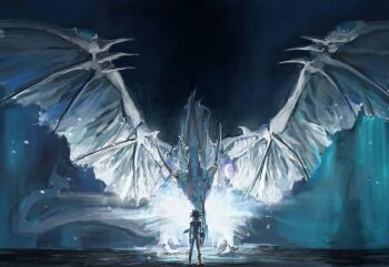 1boy black_hair black_shirt blue_jacket blue_scales blue_sky brown_footwear card dappled_sunlight denim duel_disk duel_monster facing_viewer highres holding holding_card jacket jeans knee_pads looking_at_viewer momentcorefly night night_sky non-web_source open_clothes open_jacket outdoors pants shirt shoulder_pads sky source_request spread_wings stardust_dragon sunlight wind yellow_eyes yu-gi-oh! yu-gi-oh!_5d&#039;s yusei_fudo