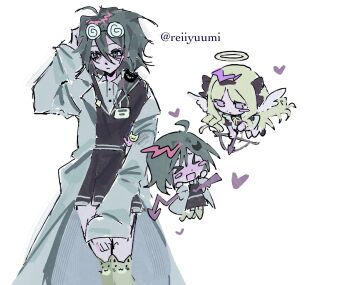 Rule 34 | angel wings, benghuai xueyuan, cupid, highres, honkai (series), nina (benghuai xueyuan), shy, wings, yssring leavtruth