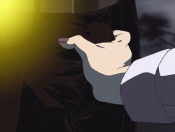 00s 1boy 1girl 2001 age_difference animated animated_gif belt bible_black bible_black_night_of_the_walpulgiss bulge erection erection_under_clothes handjob handjob_over_clothes kitami_reika lab_coat minase_taki nail_polish older_female_and_younger_male school_nurse school_nurse_and_student school_uniform tagme teacher_and_student uncensored