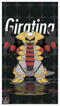 Rule 34 | alternate form, black sclera, claws, closed mouth, colored sclera, gen 4 pokemon, giratina, giratina (altered), highres, legendary pokemon, looking at viewer, meme (sleepsheep), nintendo, no humans, pokemon, pokemon (creature), pokemon focus, red eyes, reflection, wings