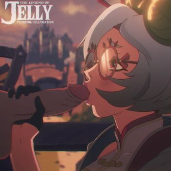 1boy 1girl animated blush commentary english_commentary erection eye_symbol eyeshadow eyewear_on_head fellatio from_side glasses gloves hair_ornament hair_stick hetero hyrule_castle jellymation looping_animation makeup moaning nintendo oral paid_reward_available penis purah red-framed_eyewear red_eyes red_eyeshadow round_eyewear ruby_red_(voice_actor) short_hair solo_focus sound tagme testicles the_legend_of_zelda the_legend_of_zelda:_tears_of_the_kingdom uncensored video white_hair woulf_d