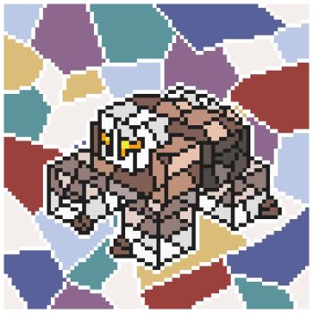 border commentary_request full_body naclstack nintendo no_humans outline pixel_art pokemon pokemon_(creature) pokemon_focus rintarosu10 solo stained_glass white_border white_outline
