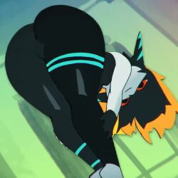 1girl animated ass ass_bigger_than_body breasts fang floating hair_over_one_eye huge_ass midna naughty_face nintendo orange_hair pointy_ears shortstack tagme the_legend_of_zelda the_legend_of_zelda:_twilight_princess thick_thighs thighs video wamudraws wide_hips