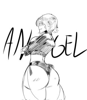 Rule 34 | 1girl, aesland3, angel (kof), ass, breasts, from behind, huge ass, huge breasts, large breasts, looking at viewer, panties, short hair, the king of fighters, thick thighs, thighs, underwear
