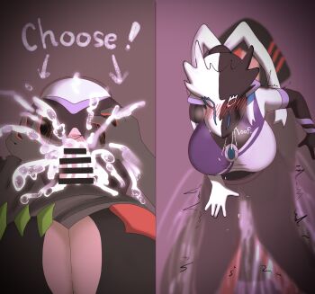1futa absurdres anal artist_name artist_request ass ass_focus black_bodysuit blue_eyes bodysuit breasts cleavage cum cum_in_pussy female_focus fucked_silly futanari helmet highres large_breasts long_hair pov pov_breasts pov_hands pussy rape sex sex_from_behind stuck swordsoul_(yu-gi-oh!) swordsoul_of_mo_ye through_wall twintails unworn_headwear unworn_helmet white_hair yu-gi-oh!