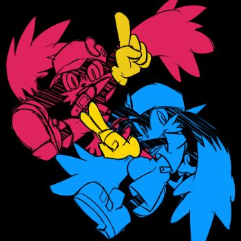 age_difference bandai_namco cat child collar gloves hat kaze_no_klonoa klonoa klonoa:_door_to_phantomile klonoa_2:_lunatea&#039;s_veil long_ears namco official_art pac-man rabbir shoes shorts smile