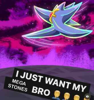 1other aura emphasis_lines english_text gen_1_pokemon glutoart indoors jumping mega_pokemon mega_starmie motion_lines nintendo no_humans pokemon pokemon_(creature) pokemon_focus running simple_background solo star_(symbol) starmie
