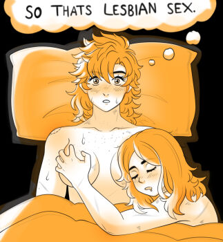 aftersex bed breasts deebyfeeby female_kiran_(fire_emblem) fire_emblem fire_emblem:_three_houses genderswap genderswap_(mtf) grabbing_another&#039;s_breast groping kiran_(fire_emblem) nintendo nude sylvain_jose_gautier tagme