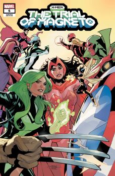 3girls 6+boys absurdres ant-man_(series) armor aunt_and_nephew avengers_(series) billy_maximoff black_bodysuit black_dress black_hair blue_eyes bodysuit breasts brothers cape captain_america captain_america_(series) claw_(weapon) cleavage clenched_hand clenched_teeth cloak colored_skin comic_cover copyright_logo copyright_name cover cover_page dress father_and_daughter father_and_son gloves grandfather_and_grandson green_dress green_hair green_jacket helmet highres husband_and_wife insect_wings iron_man iron_man_(series) jacket janet_van_dyne leotard logo long_hair lorna_dane magneto marvel mother_and_son multicolored_bodysuit multicolored_dress multiple_boys multiple_girls official_art pink_bodystocking polaris_(x-men) power_armor purple_cape rachel_dodson red_cape red_cloak red_gloves red_helmet red_leotard red_skin red_tiara scarlet_witch shield short_hair siblings sisters size_difference speed_(marvel) strapless strapless_leotard teeth terry_dodson tommy_maximoff tony_stark two-tone_dress vision_(marvel) wanda_maximoff wasp_(marvel) weapon western_comics_(style) white_hair wiccan wings wolverine_(x-men) x-men yellow_bodysuit