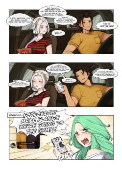 2boys 2girls anafuu black_hair claude_von_riegan edelgard_von_hresvelg fire_emblem fire_emblem:_three_houses fire_emblem_warriors:_three_hopes green_eyes green_hair multiple_boys multiple_girls nintendo non-web_source purple_eyes rhea_(fire_emblem) seteth_(fire_emblem) white_hair