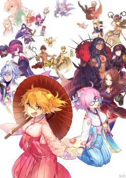 &lt;o&gt;_&lt;o&gt; 10s 6+boys 6+girls abigail_williams_(fate) ahoge alternate_costume animal_ears animal_hands apron arabian_clothes archer_(fate) archer_(third_ascension)_(fate) armor asymmetrical_horns asymmetrical_sleeves automaton_(object) bandeau bare_shoulders beads bell bikini bikini_top_only black_dress black_hair black_hat black_panties blonde_hair blue_gloves blue_hair blue_legwear bodysuit book bow braid breasts brown_hair cape cat_paws chest_tattoo cleavage collar colonel_olcott_(fate) cosplay costume_switch cu_chulainn_(fate) cu_chulainn_alter_(fate) cu_chulainn_alter_(fate/grand_order) cup curled_horns curly_hair dark-skinned_male dark_skin doll dragon_girl dragon_tail dress earrings elizabeth_bathory_(fate) elizabeth_bathory_(fate/extra) elizabeth_bathory_(first_ascension)_(fate) epaulettes ereshkigal_(fate) facial_mark fangs fate/apocrypha fate/extra fate/extra_ccc fate/grand_order fate/prototype fate/prototype:_fragments_of_blue_and_silver fate/stay_night fate_(series) fingerless_gloves fingernails floating_hair forehead_mark fox_ears french_braid fujimaru_ritsuka_(female) fujimaru_ritsuka_(female)_(walking_in_the_spring_breeze) fujimaru_ritsuka_(male) fujimaru_ritsuka_(male)_(walking_in_the_spring_breeze) fuuma_kotarou_(fate) fuuma_kotarou_(third_ascension)_(fate) gae_bolg_(fate) gauntlets gilgamesh_(fate) gilgamesh_(fate)_(cosplay) glasses gloves hair_between_eyes hair_bun hair_floating_upwards hair_ornament hair_over_eyes hair_over_one_eye hair_scrunchie hat headpiece helena_blavatsky_(fate) highres holding holding_hands holding_weapon hood hoop_earrings horns ibaraki_douji_(fate) itone_kouta jackal_ears japanese_clothes jewelry juliet_sleeves katana keyhole kimono lab_coat large_breasts leonardo_da_vinci_(caster)_(fate) leonardo_da_vinci_(fate) light_purple_hair long_hair long_sleeves looking_at_viewer low-tied_long_hair maid_headdress mash_kyrielight mash_kyrielight_(irohanihoheto) medjed_(fate) medjed_(fate)_(cosplay) merlin_(fate/stay_night) minamoto_no_raikou_(fate) minamoto_no_raikou_(third_ascension)_(fate) mordred_(fate) mordred_(fate/apocrypha) multicolored_cape multiple_boys multiple_girls neck_bell necklace nero_claudius_(fate) nero_claudius_(fate/extra) nitocris_(fate) nitocris_(fate/grand_order) nitocris_(swimsuit_assassin)_(fate) nitocris_(swimsuit_assassin)_(first_ascension)_(fate) off_shoulder official_alternate_costume olga_marie_animusphere one_side_up oni oni_horns open_mouth orange_bow orange_eyes orange_hair ozymandias_(fate) ozymandias_(fate)_(cosplay) panties parted_bangs pauldrons paw_gloves paw_shoes pelvic_curtain pink_hair pixiv_fate/grand_order_contest_2 pointy_ears polearm polka_dot polka_dot_bow ponytail prayer_beads puffy_sleeves purple_bodysuit purple_eyes purple_hair red_cape red_dress red_eyes red_hair red_ribbon ribbed_sleeves ribbon romani_archaman rope sakazuki scarf scathach_(fate) scrunchie see-through_clothes sharp_fingernails shoes short_hair shoulder_armor side_ponytail siduri_(fate) single_hair_bun skirt smile spear staff strapless swimsuit sword tabard tail tamamo_(fate) tamamo_cat_(fate) tamamo_cat_(third_ascension)_(fate) tattoo topless_female two_side_up underwear uneven_horns uneven_sleeves veil very_long_hair weapon white_bikini white_hair witch_hat xuangzang_sanzang_(fate) yellow_eyes yellow_kimono